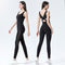 Conjunto de Yoga Deportivo con Malla Transpirable