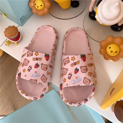Pantuflas Cómodas para Mujer con Diseño Infantil y Suela Gruesa - Image 3