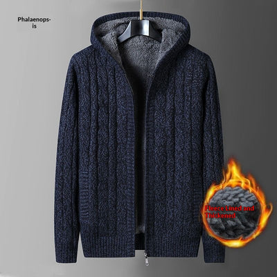 Suéter Abrigo Holgado con Capucha para Hombre - Image 4