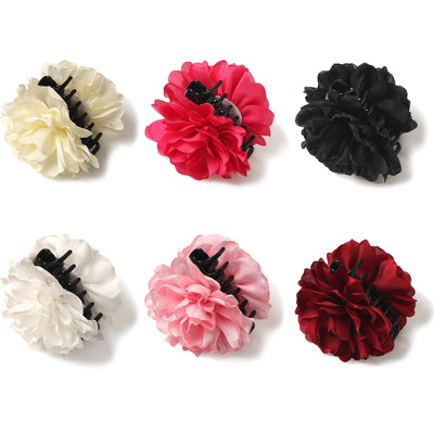 Pinza Camellia Satinada Minimalista Grande - Image 18