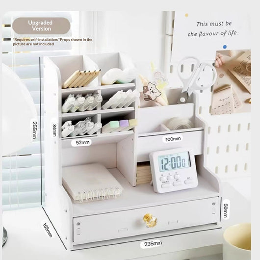 Caja Organizadora Multifuncional de Alta Capacidad con Soporte Inclinado para Bolígrafos - Image 7