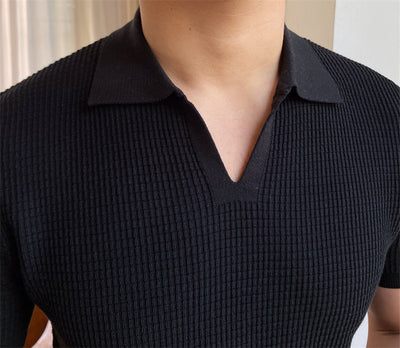 Camisa Cuello V Elegante sin Botones - Versátil y Moderna - Image 5
