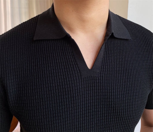 Camisa Cuello V Elegante sin Botones - Versátil y Moderna - Image 5