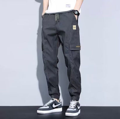 Pantalones Harem Deportivos Sueltos para Hombre - Cintura Ajustable Tendencia - Image 3