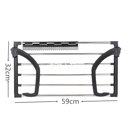 Secador de Ropa Portátil para Balcón y Ventana - Tendedero de Acero Inoxidable - Image 4