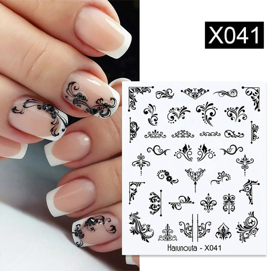 Stickers de Uñas Mariposas, Flores y Hojas - Diseños Artísticos - Image 22