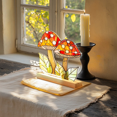 Adornos Decorativos Acrílicos con Efecto Cristal - Flores y Paisajes - Image 37