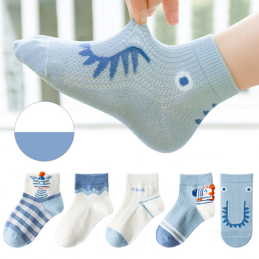 Calcetines de Malla de Algodón para Niños y Niñas - Image 2