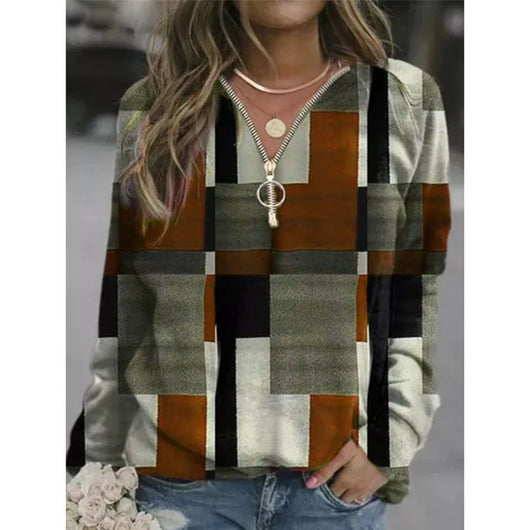 Suéteres Cuadriculados y Chaquetas Fleece para Mujer - Image 13