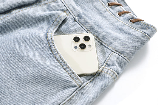 Shorts Denim Talle Alto y Pierna Ancha para Mujer - Image 8