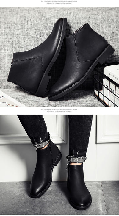 Botas Cortas Retro Coreanas - Image 11