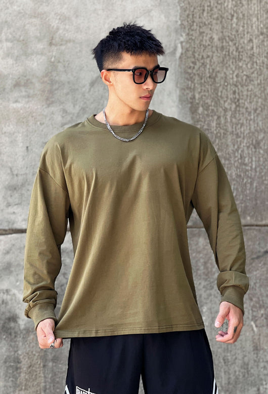 Sudadera Deportiva Holgada de Manga Larga para Hombre - Tela Ligera - Image 4