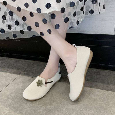 Zapatos Retro Ligeros para Mujer con Estampado de Arvejas - Image 3