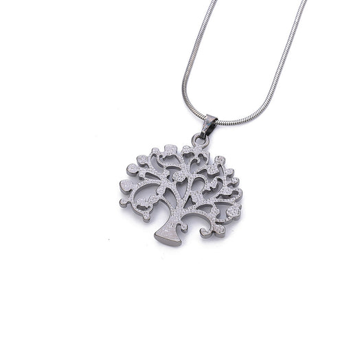 Collar Árbol de la Vida con Circonita - Cadenas Multicapa Largas para Mujer - Image 8