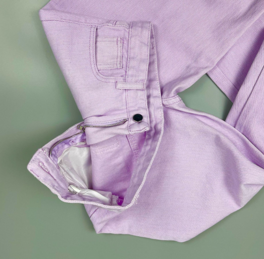 Pantalones Jean Rectos Lavanda Summer Sweetness para Mujer - Image 12