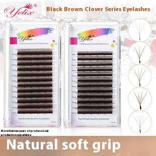 Pestañas Postizas Ajustadas Efecto Natural Gruesas en Y - Image 17