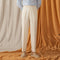 Pantalones Retro Británicos de Cintura Alta - Estilo Casual Elegante