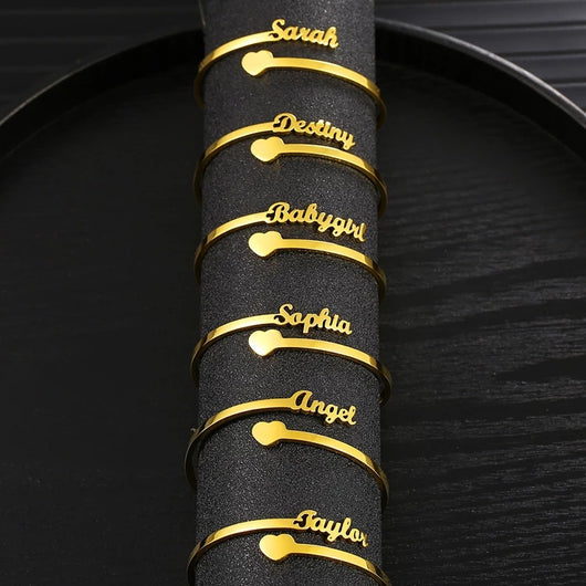 Anillo Personalizado de Corazón en Acero Inoxidable DIY - Image 12