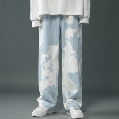 Pantalones Vaqueros Tie Dye Rectos para Niños
