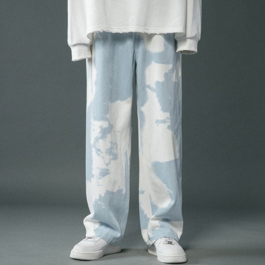 Pantalones Vaqueros Tie Dye Rectos para Niños