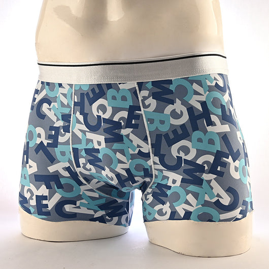 Boxers Hombre Estampado Floral Seda de Hielo Cintura Media Transpirables - Image 7