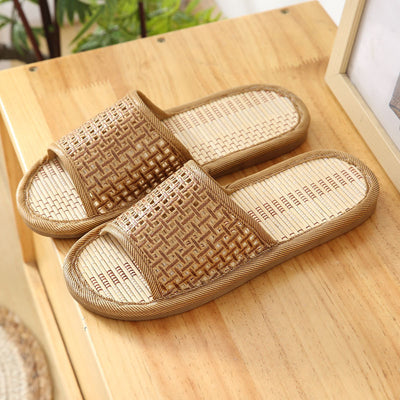 Pantuflas de Pareja con Suela Suave y Diseño en Fibra Natural - Image 30