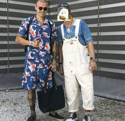 Mono de Trabajo Estilo Japonés con Tirantes y Múltiples Bolsillos - Image 15