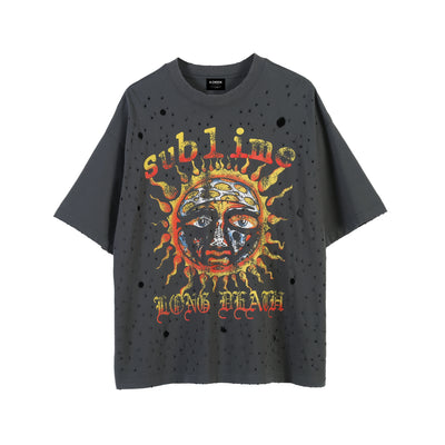 Playera Suelta Manga Corta Estilo Urbano - Image 9