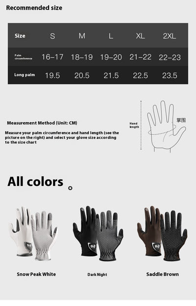 Guantes de Golf de Seda de Hielo para Verano - Unisex - Image 16