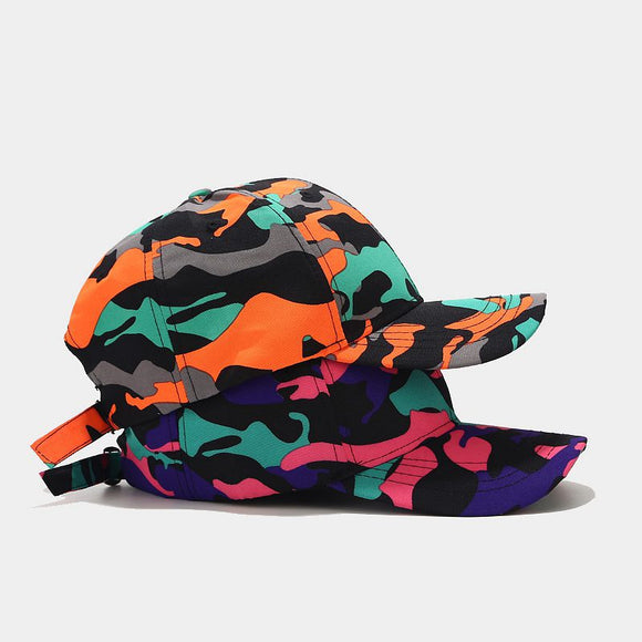 Gorra de Béisbol Camuflaje Estilo Europeo y Americano para Mujer