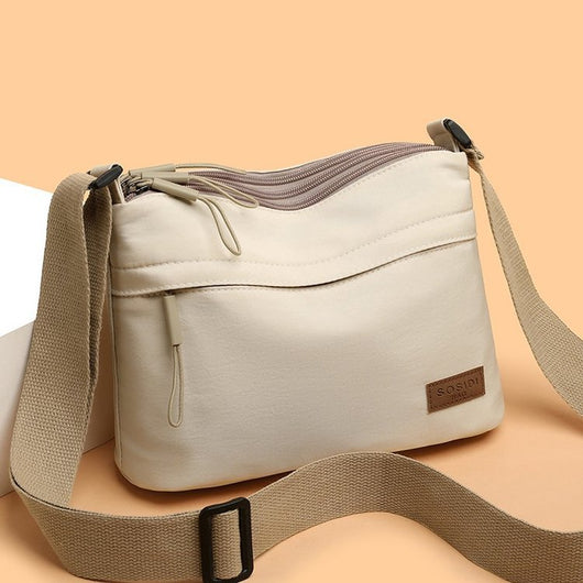 Bolso Mensajero Impermeable Multifuncional de Nylon para Mujer - Image 3