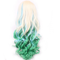 Peluca Rizada Multicolor Voluminosa para Cosplay