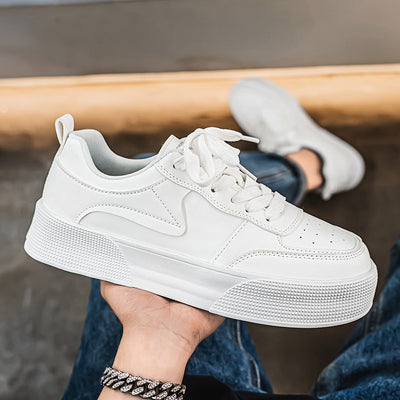 Tenis Blancos Casuales Versátiles para Hombre - Image 4
