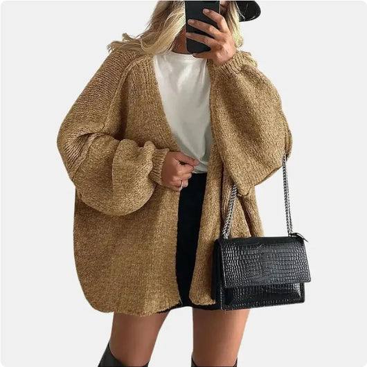 Abrigo Suéter Tejido Casual para Mujer - Image 10