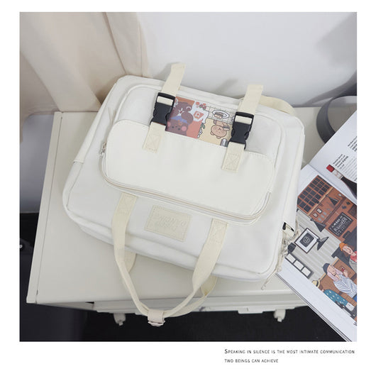Mochila Tote Ligera Estilo Cute para Adolescentes y Estudiantes Universitarios - Image 21