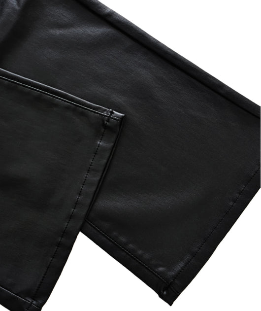 Pantalones de Cuero para Mujer Madura - Elegancia Versátil para Otoño e Invierno - Image 8