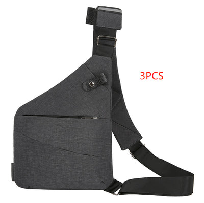 Mochila Deportiva Multifuncional con Bolsa de Pecho para Hombre - Image 8