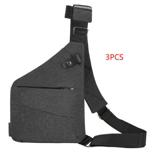 Mochila Deportiva Multifuncional con Bolsa de Pecho para Hombre - Image 8