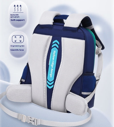 Mochila Escolar Ergonómica con Protección de Columna y Tela Impermeable - Image 49