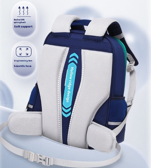 Mochila Escolar Ergonómica con Protección de Columna y Tela Impermeable - Image 49