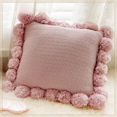 Funda de Cojín Tejido Verde Menta con Borlas - Almohada Decorativa Moderna para Sofá y Cama - Image 5