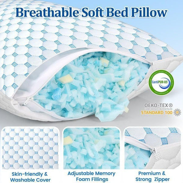 Almohada de Espuma Viscoelástica con Memoria Rebound