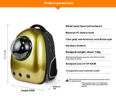 Mochila Transportadora Espacial para Mascotas - Transpirable y Portátil - Image 19