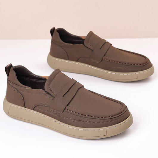 Zapatos de Cuero para Hombre sin Cordones con Suela Suave - Image 7