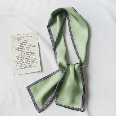 Pañuelo de Seda Satinada Doble - Elegancia Minimalista - Image 7