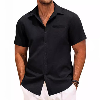 Camisa Polo Clásica de Manga Corta Botones - Image 5