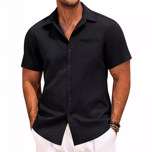 Camisa Polo Clásica de Manga Corta Botones - Image 5
