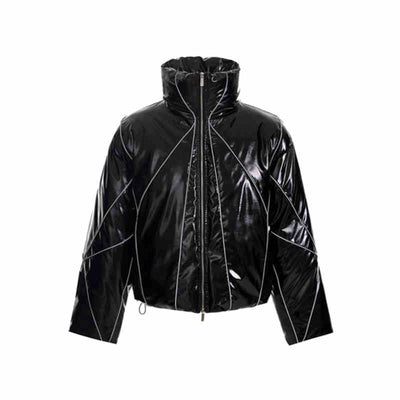 Abrigo de Invierno Grueso con Línea Reflectante para Hombre - Image 4