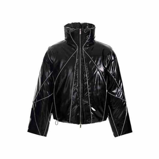 Abrigo de Invierno Grueso con Línea Reflectante para Hombre - Image 4