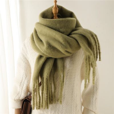 Bufanda Térmica Versátil con Borlas Extendidas para Invierno - Image 42
